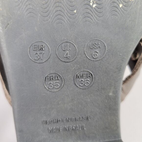 Seychelles Womens Flip Flops Braided Slip On Comfort Flat Leather Brown Size 6 - Picture 10 of 12